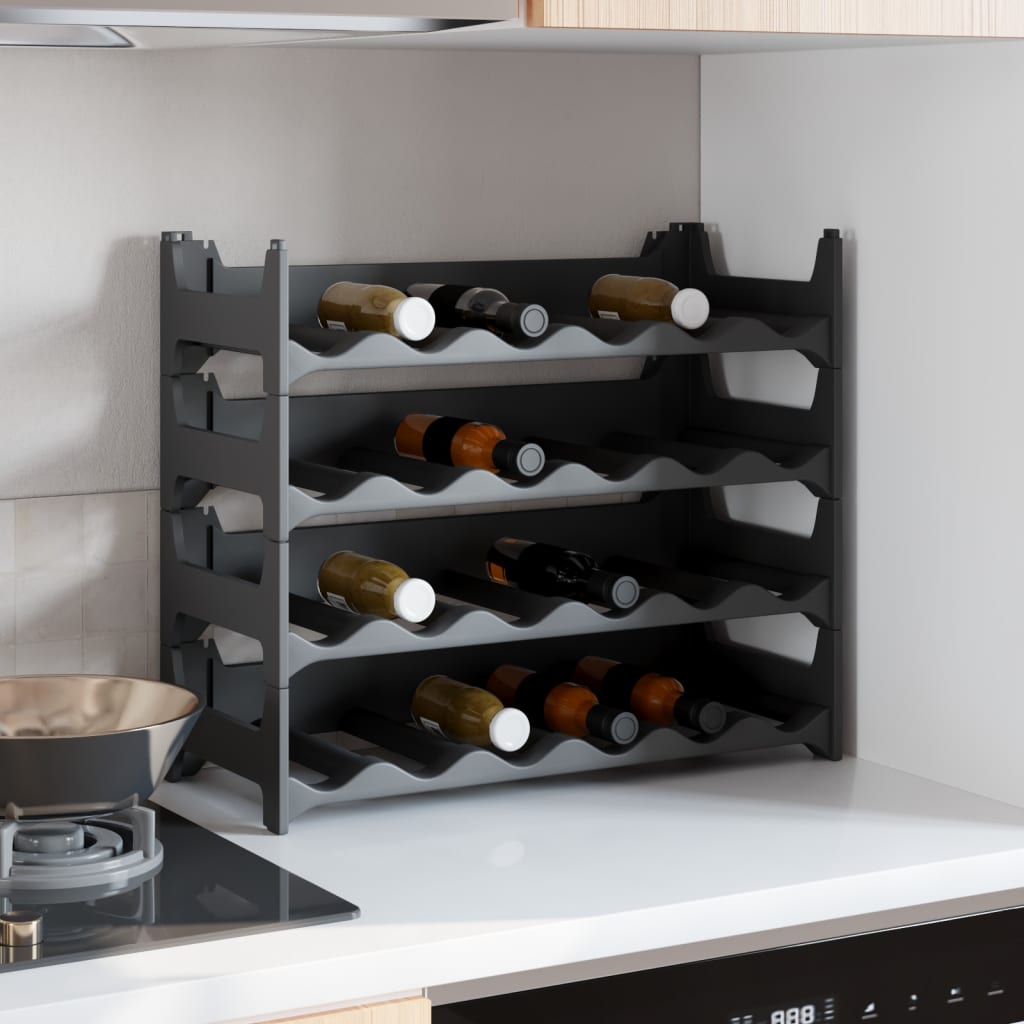 Wine Rack for Bottles PP Stackable