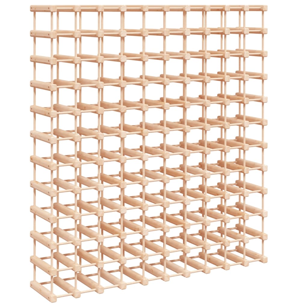 vidaXL Wine Rack for 120 Bottles 112.5x23x123.5 cm Solid Wood Pine 5