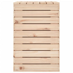 vidaXL Laundry Basket 88.5x44x66 cm Solid Wood Pine 6