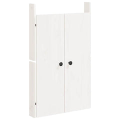 vidaXL Outdoor Kitchen Door "MEPPEL" White 50x9x82 cm Solid Wood Pine 2