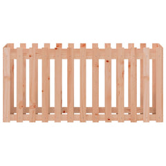 vidaXL Garden Raised Bed with Fence Design 150x50x70 cm Solid Wood Douglas 5