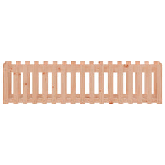 vidaXL Garden Raised Bed with Fence Design 200x50x50 cm Solid Wood Douglas 5