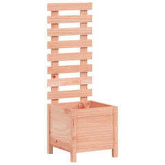 vidaXL Garden Planter with Rack 39x39.5x114 cm Solid Wood Douglas 2