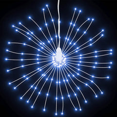 vidaXL Christmas Starburst Lights 140 LEDs 4 pcs Cold White 17 cm 4
