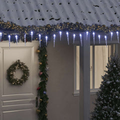 Christmas Icicle Light LEDs 20 m Acrylic PVC Cold white