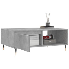 vidaXL Coffee Table Concrete Grey 90x60x35 cm Engineered Wood 4