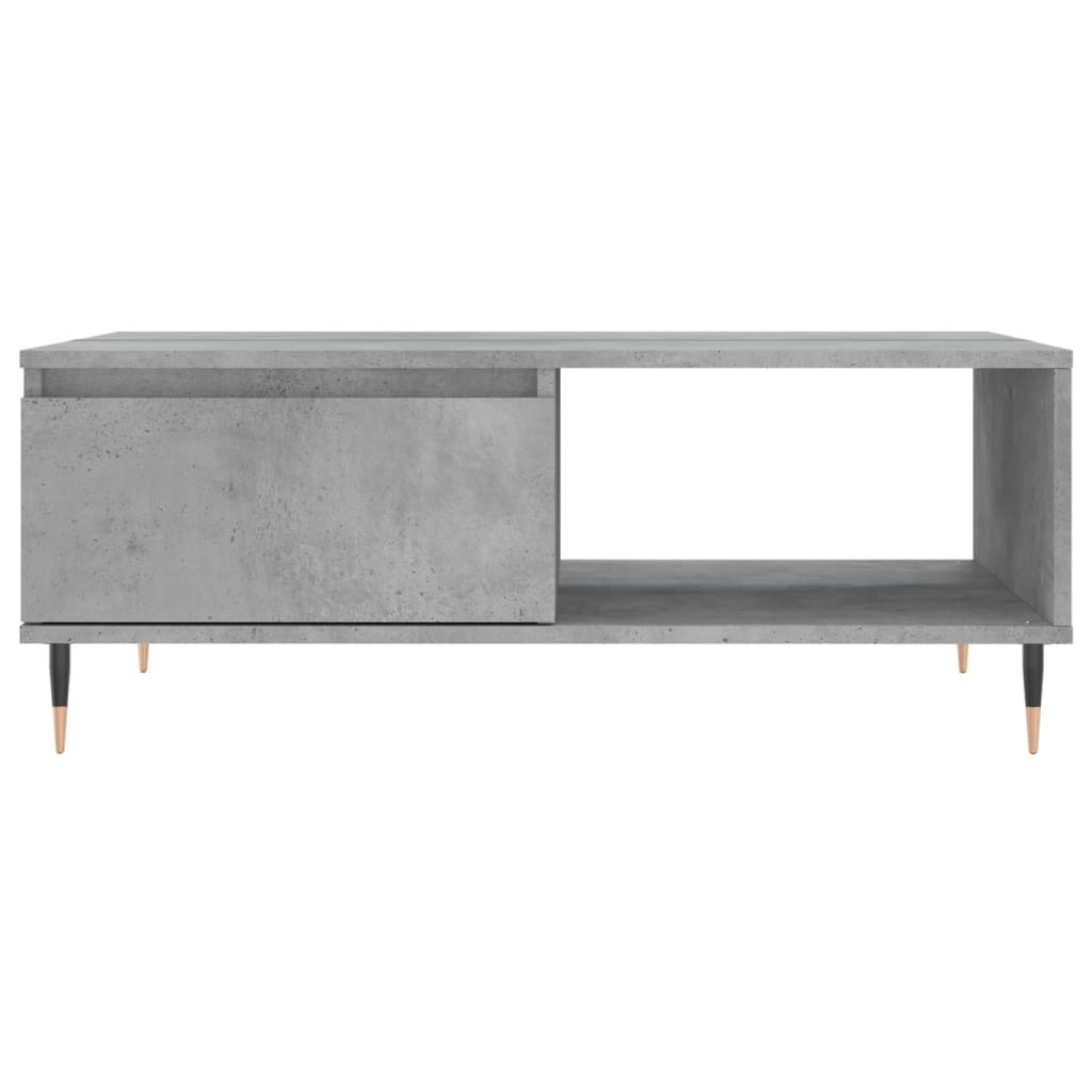 vidaXL Coffee Table Concrete Grey 90x60x35 cm Engineered Wood 5
