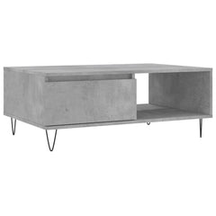 vidaXL Coffee Table Concrete Grey 90x60x35 cm Engineered Wood 2