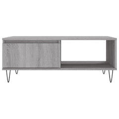vidaXL Coffee Table Grey Sonoma 90x60x35 cm Engineered Wood 5