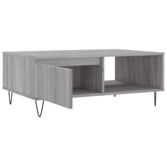 vidaXL Coffee Table Grey Sonoma 90x60x35 cm Engineered Wood 6