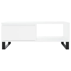 vidaXL Coffee Table White 90x60x35 cm Engineered Wood 5