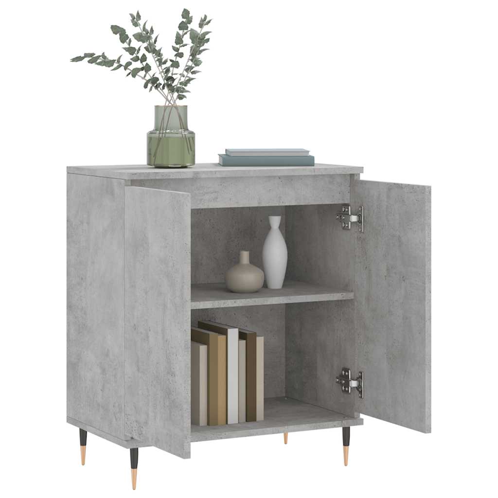 vidaXL Sideboard Concrete Grey 60x35x70 cm Engineered Wood 4