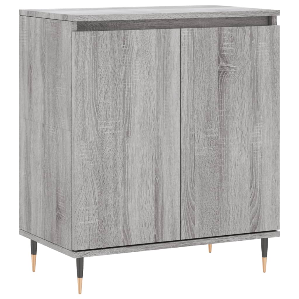 vidaXL Sideboard Grey Sonoma 60x35x70 cm Engineered Wood 2