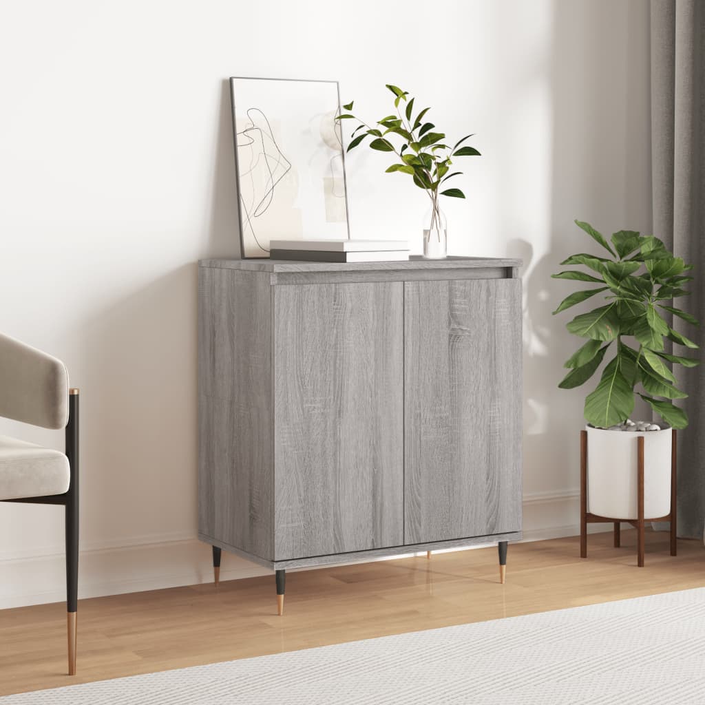 vidaXL Sideboard Grey Sonoma 60x35x70 cm Engineered Wood 1