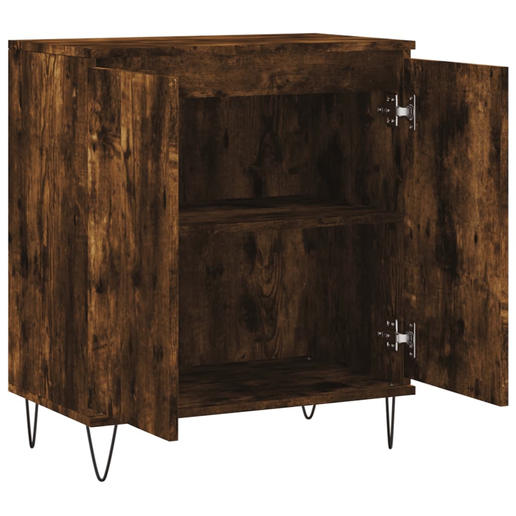 vidaXL Sideboard Smoked Oak 60x35x70 cm Engineered Wood 6
