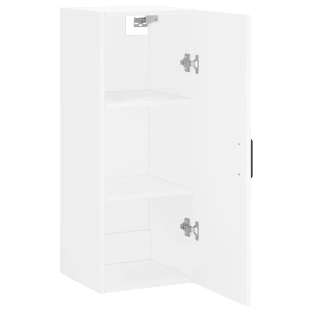 vidaXL Wall Mounted Cabinet White 34.5x34x90 cm 6