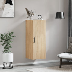 vidaXL Wall Mounted Cabinet Sonoma Oak 34.5x34x90 cm 3