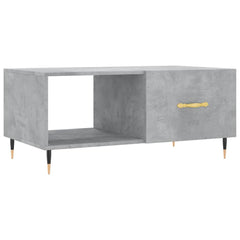 vidaXL Coffee Table Concrete Grey 90x50x40 cm Engineered Wood 2