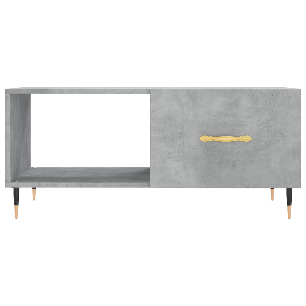 vidaXL Coffee Table Concrete Grey 90x50x40 cm Engineered Wood 5