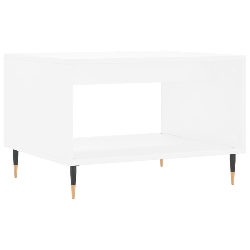 vidaXL Coffee Table White 60x50x40 cm Engineered Wood 2