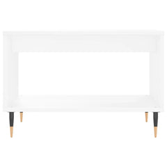 vidaXL Coffee Table White 60x50x40 cm Engineered Wood 4