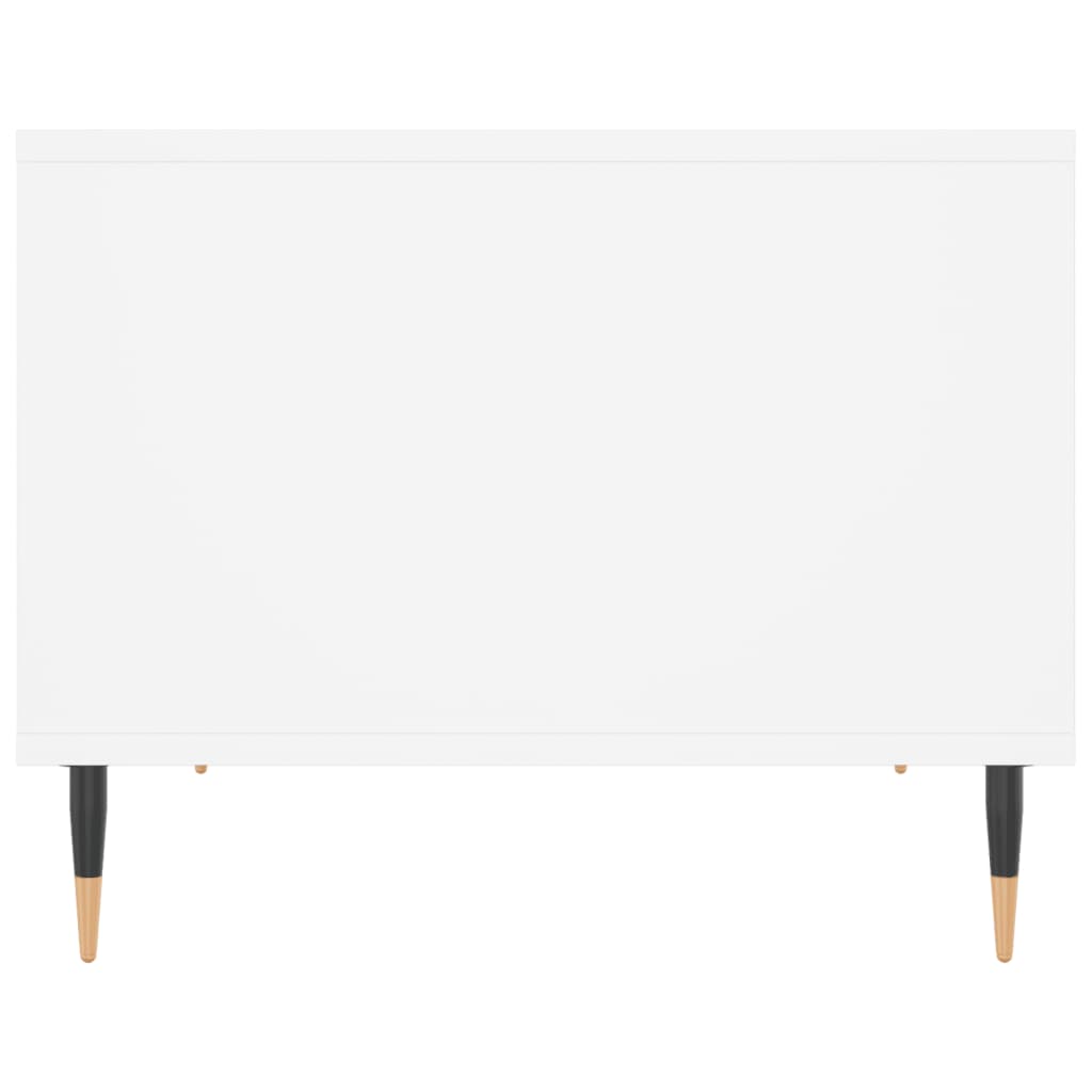 vidaXL Coffee Table White 60x50x40 cm Engineered Wood 5