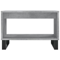 vidaXL Coffee Table Concrete Grey 60x50x40 cm Engineered Wood 4