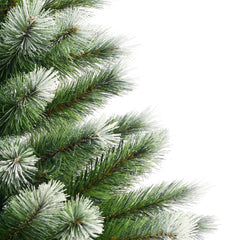 vidaXL Artificial Hinged Christmas Tree with Flocked Snow 150 cm 5