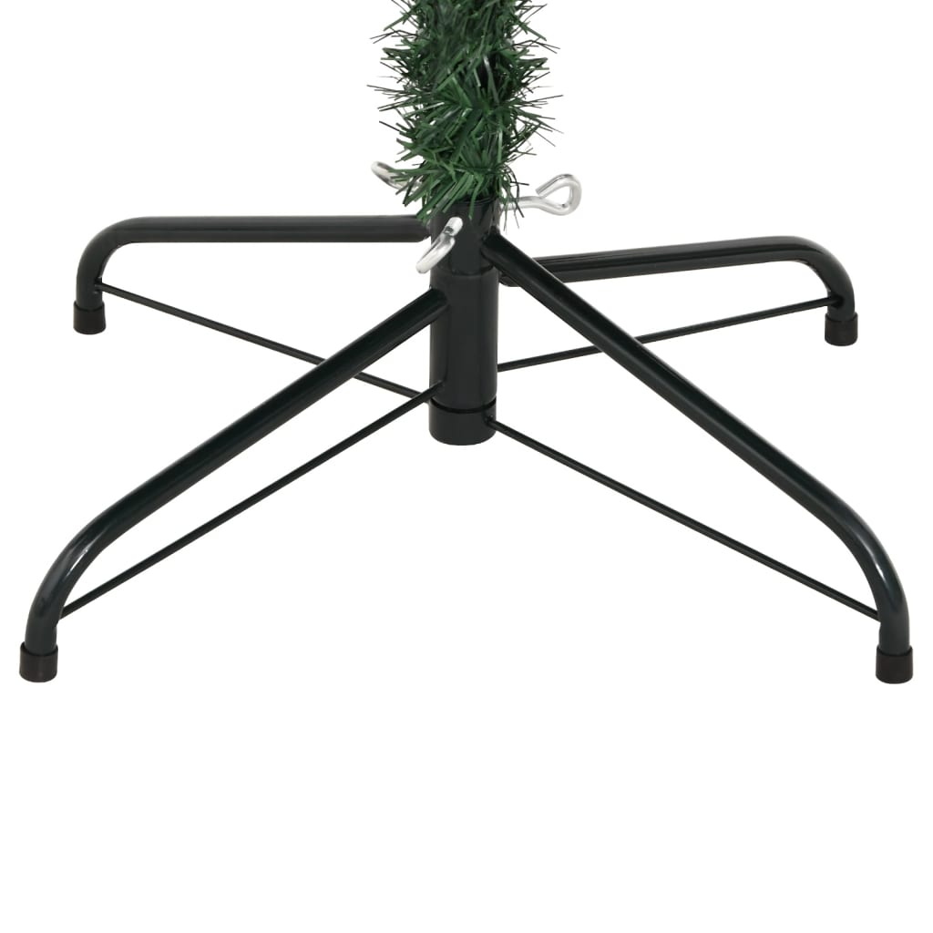 Artificial Hinged Christmas Tree with Flocked Snow 150 LEDs 150 cm Basic