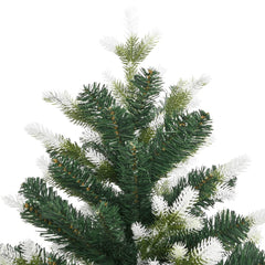 vidaXL Artificial Hinged Christmas Tree with Flocked Snow 180 cm 5