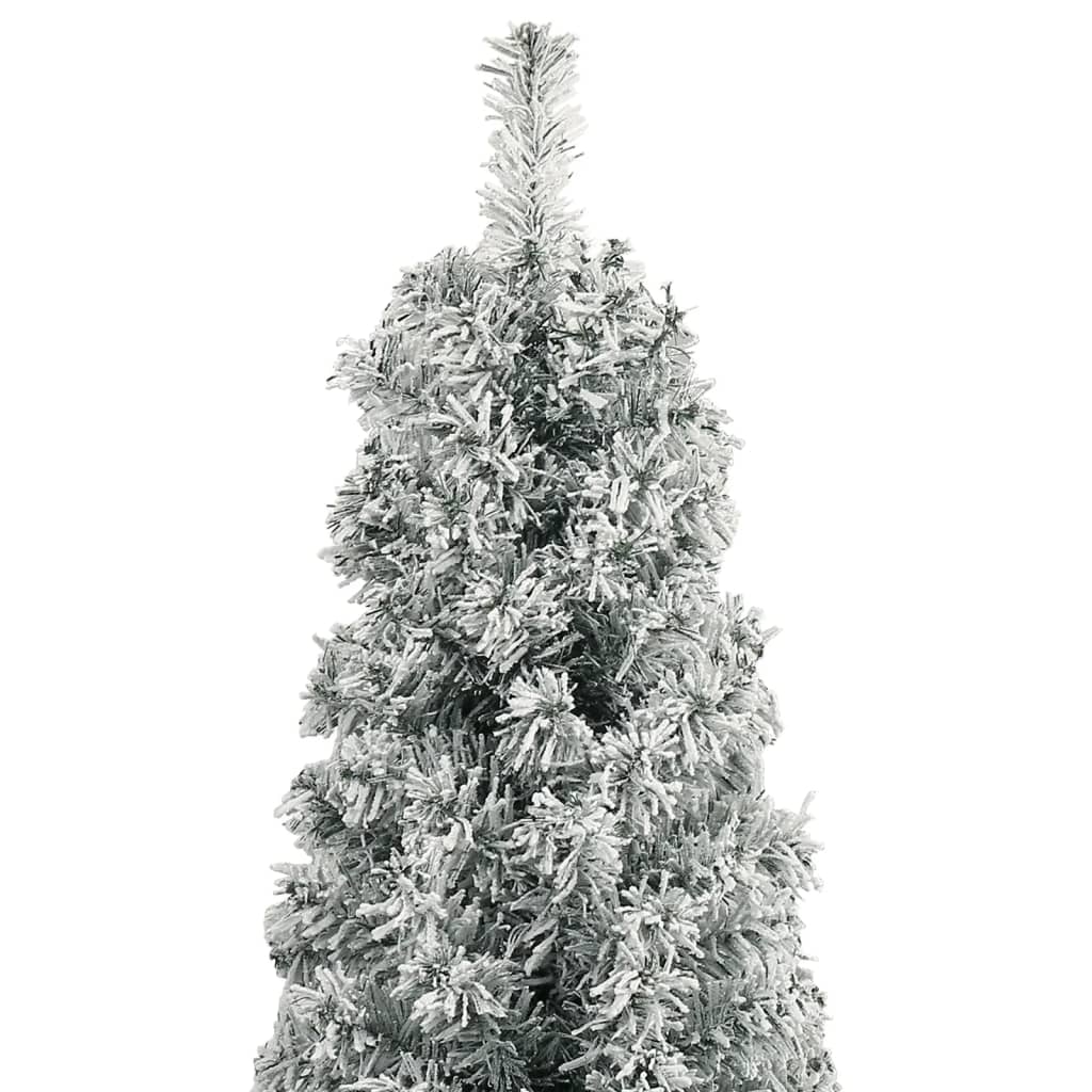 Artificial Christmas Tree Green Green and White 300 cm Basic