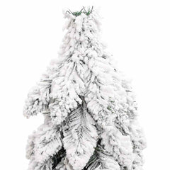 Artificial Pre-lit Christmas Tree with 45 LEDs White 150 cm