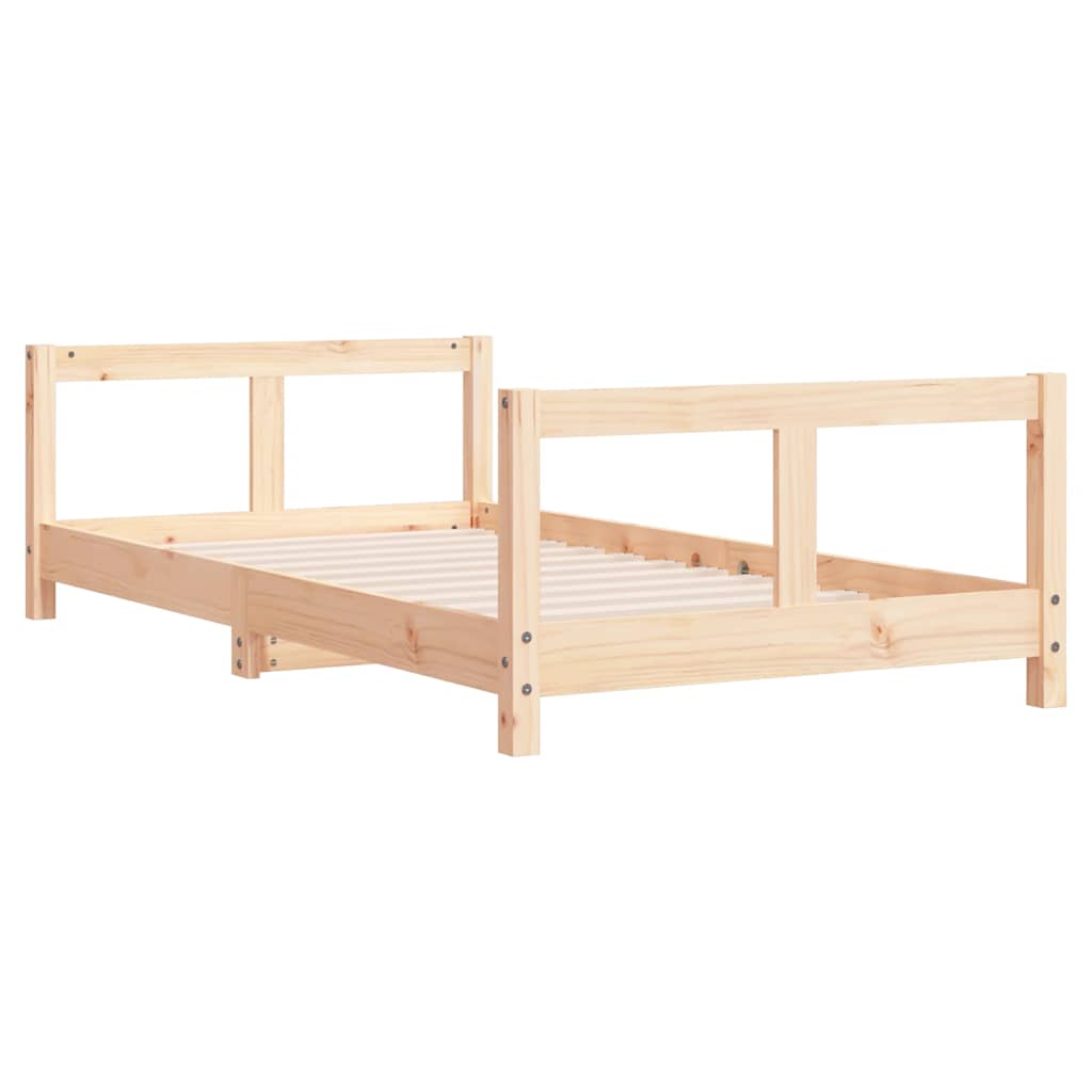 vidaXL Kids Bed Frame 80x160 cm Solid Wood Pine 6