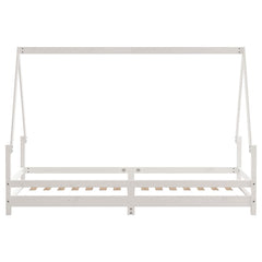 vidaXL Kids Bed Frame White 80x200 cm Solid Wood Pine 5