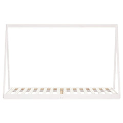 vidaXL Kids Bed Frame White 80x200 cm Solid Wood Pine 4