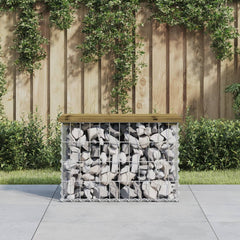 Garden Bench Gabion Design Impregnated Wood Pine Impregnated Pine
