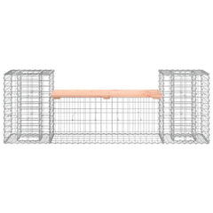 vidaXL Garden Bench Gabion Design 183x41x60.5 cm Solid Wood Douglas 5