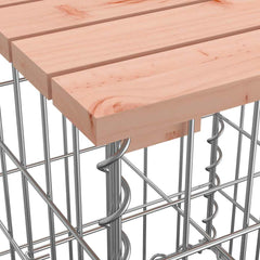 vidaXL Garden Bench Gabion Design 183x41x60.5 cm Solid Wood Douglas 6