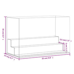 vidaXL Display Box Transparent 25x12x16 cm Acrylic 6