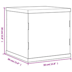 vidaXL Display Box Transparent 30x30x30 cm Acrylic 6