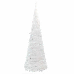 Artificial Christmas Tree Pop-up 50 LEDs White 120 cm