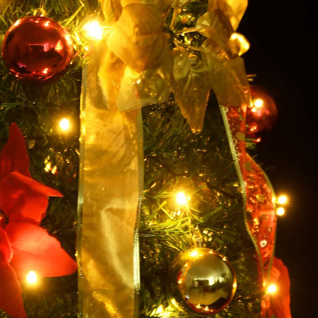 Artificial Christmas Tree Pop-up 100 LEDs Green 150 cm, image 3