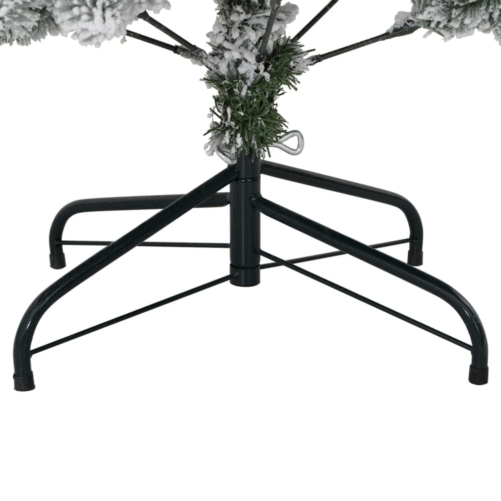 Artificial Christmas Tree 150 cm 150 LEDs Warm White Green and White Ø 80 x 150 cm without LED