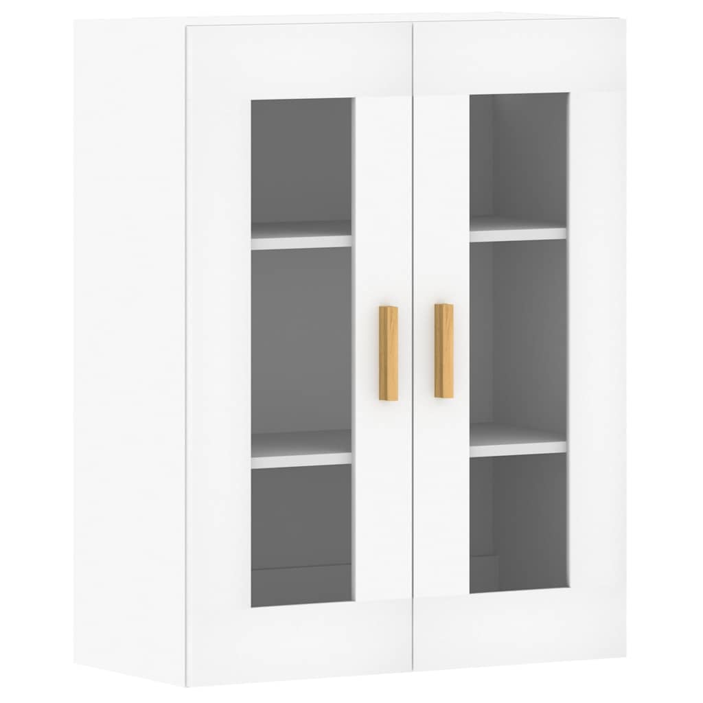 Wall Mounted Cabinets 2 pcs Engineered Wood White