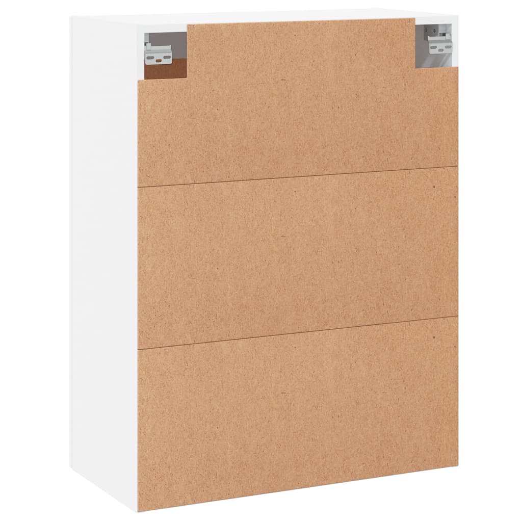 Wall Mounted Cabinets Engineered Wood Tube White