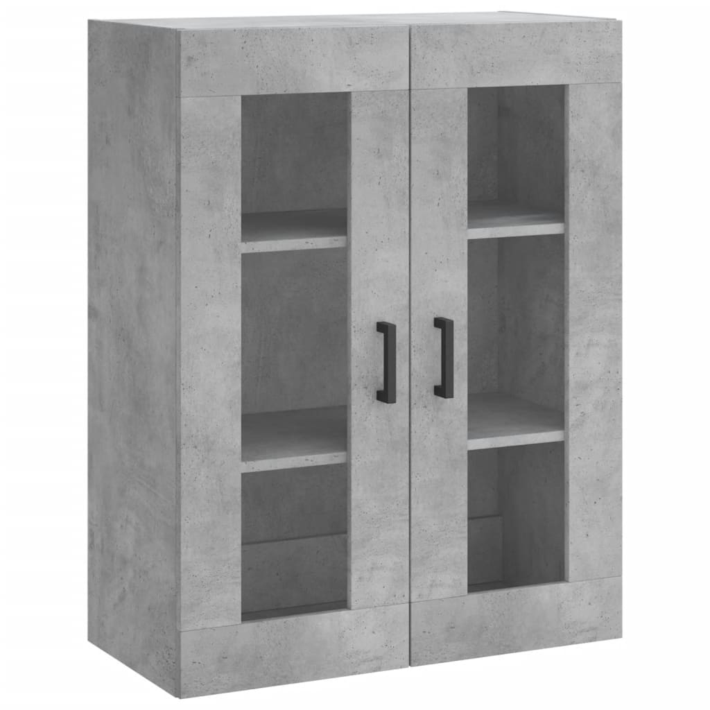 vidaXL Highboard Concrete Grey 69,5x34x180 cm Engineered Wood 4