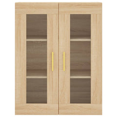 Highboard 69.5x34x180 cm Engineered Wood 2 Wood Doors Sonoma oak