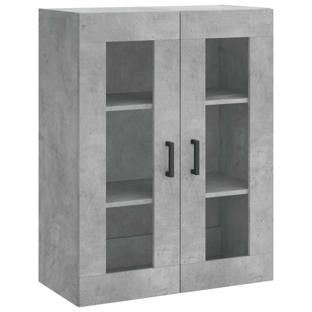 vidaXL Highboard Concrete Grey 69,5x34x180 cm Engineered Wood 4