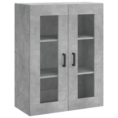 vidaXL Highboard Concrete Grey 69,5x34x180 cm Engineered Wood 4