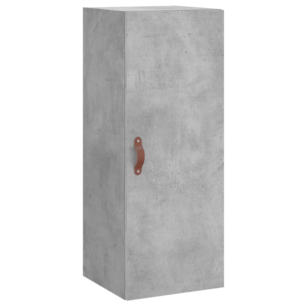 vidaXL Highboard Concrete Grey 34,5x34x180 cm Engineered Wood 4